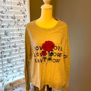 Spiritual Gangster: NWT Love More Long Sleeve Tee